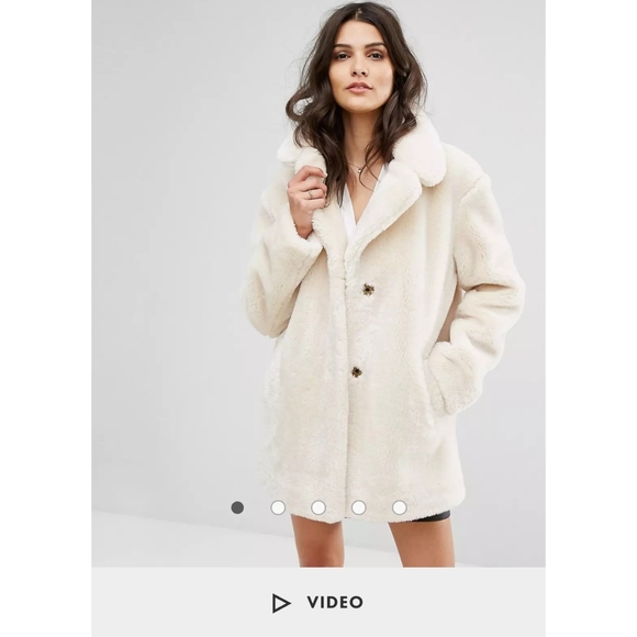 ba&sh Jackets & Blazers - BA&SH Teddy Bear Faux Fur Coat